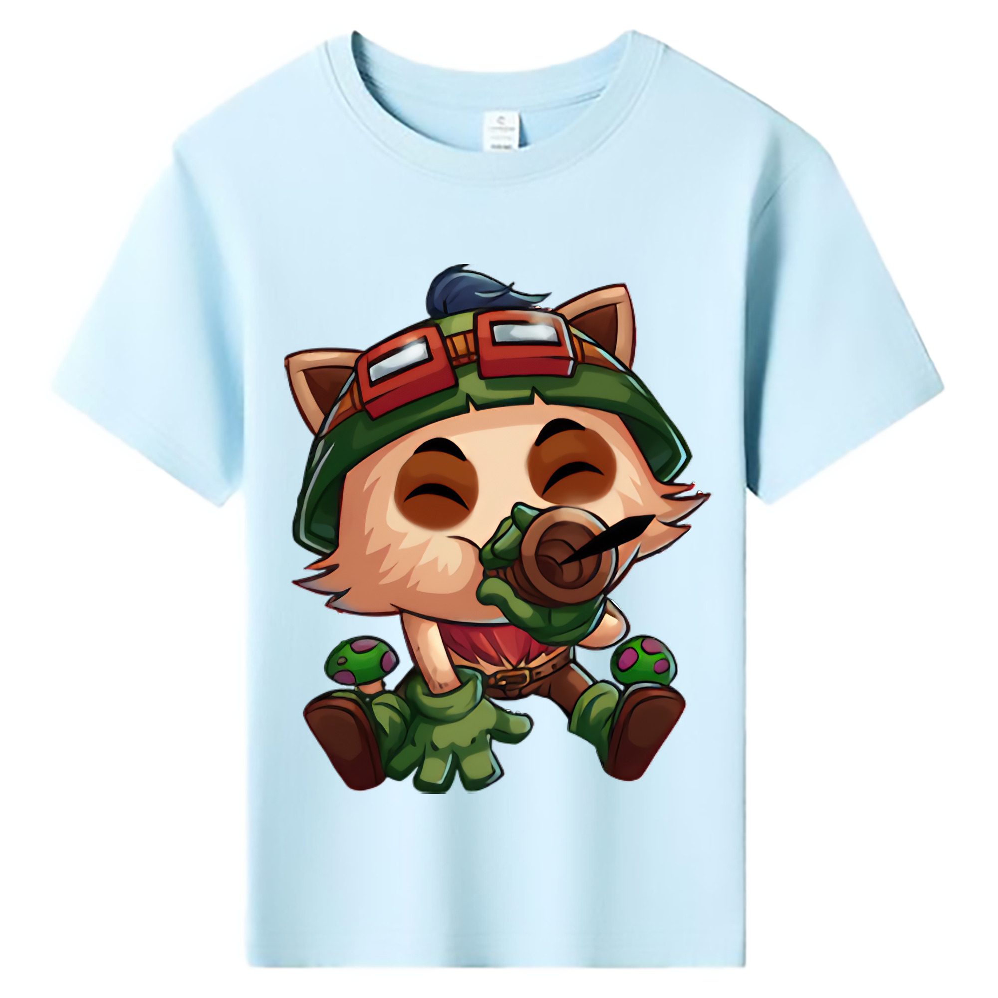 （画像用） リーグ・オブ・レジェンド League of Legends LOL 綿100％キッズTシャツ（フロントプリント）